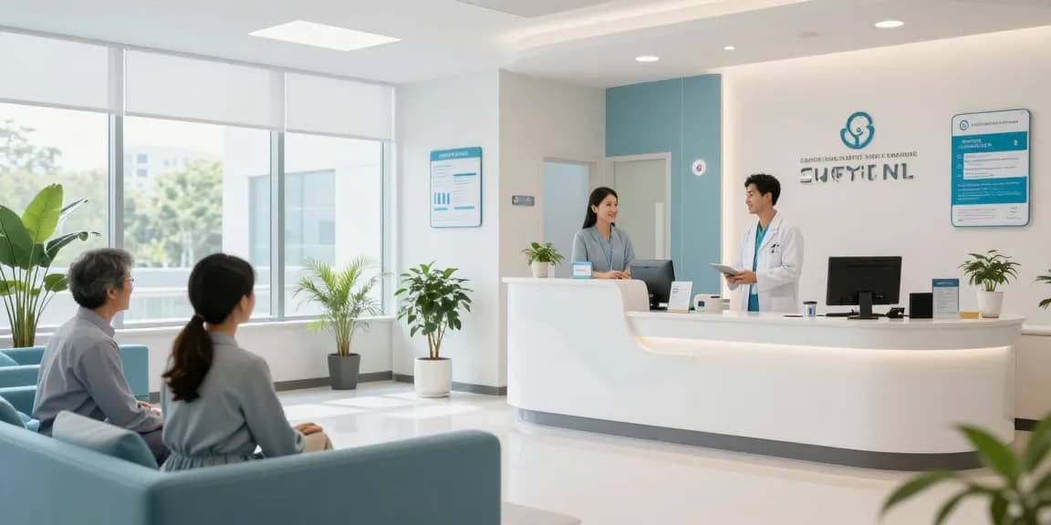 Psychiatric assessment at a modern health clinic during a doctor consultation.