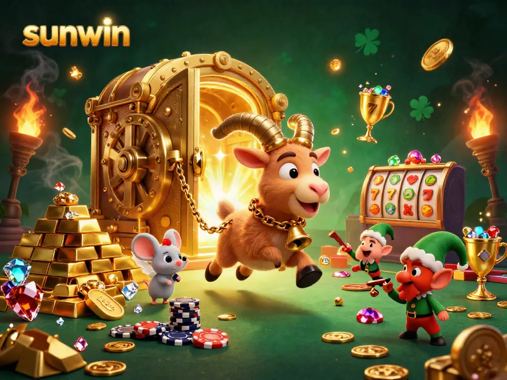 Experience thrilling moments at sunwin casino with lively characters and jackpot excitement!