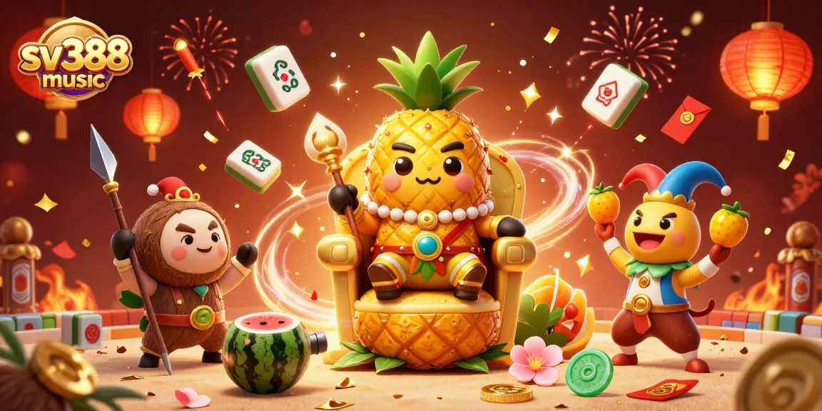 Immerse in sv388 music as vibrant characters energize the cockfighting arena with colorful, casino-themed elements.