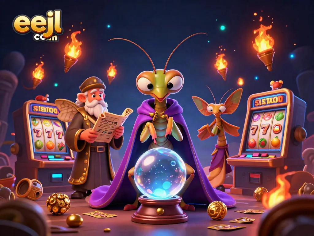 Engage with exciting slot adventures on eejl com in a mystical casino landscape.