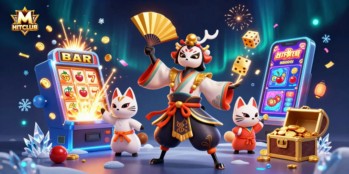 Experience thrilling slot gameplay at HITCLUB with vibrant characters and dynamic casino elements.