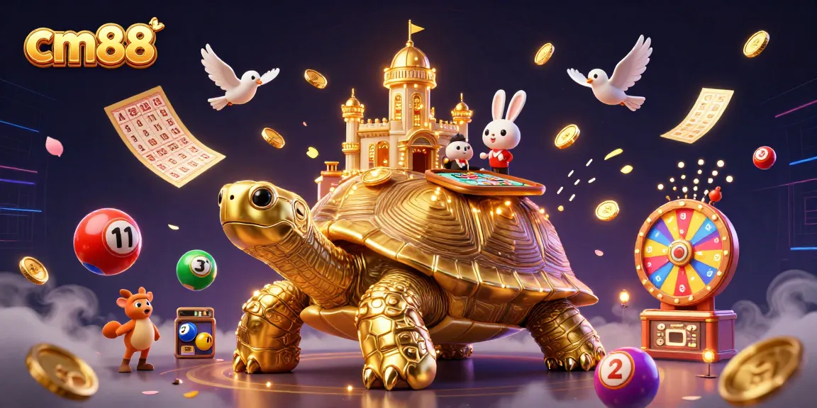 Players enjoy exciting games at cm88, featuring 3D characters in a vibrant casino scene.