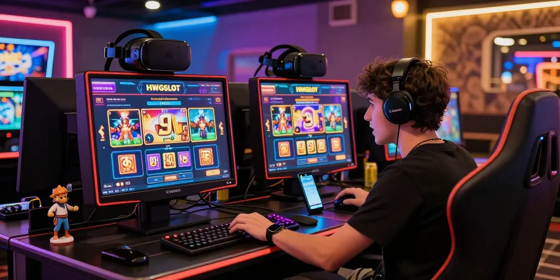 Experience thrilling online gaming at HWGSLOT with vibrant visuals and engaging environment.