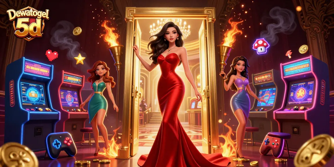 Dewatogel 5d showcases an immersive casino experience with game elements and vibrant ambiance.
