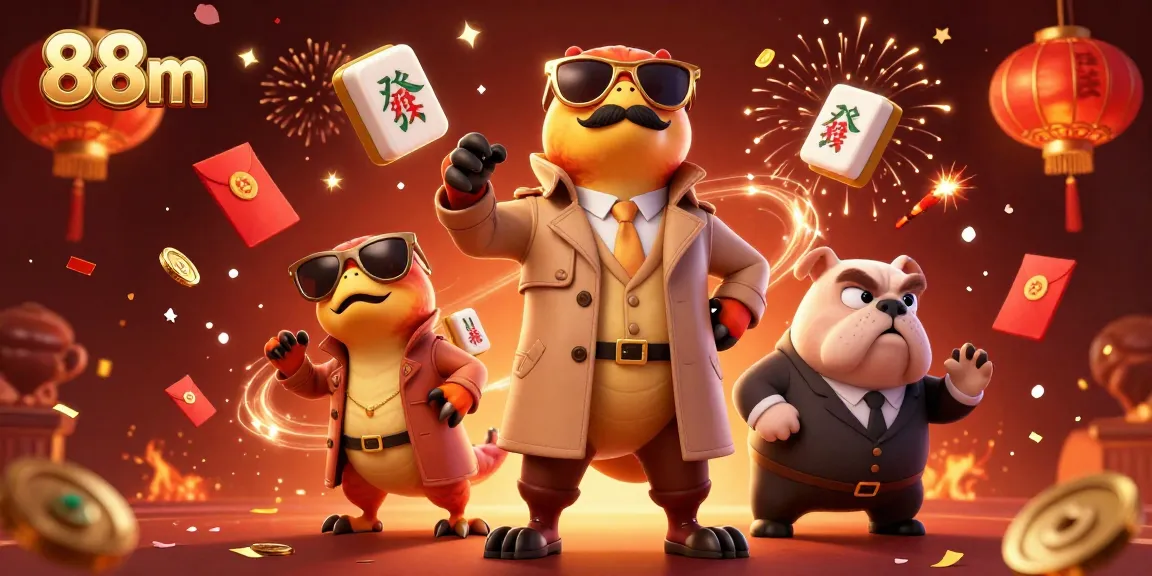 Engage in excitement with 88m as animated raptors attempt VIP entry next to a bouncer.