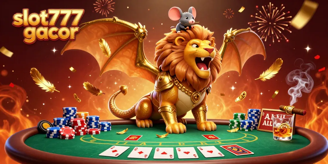 Experience thrilling wins with slot777 gacor in this vibrant casino scene of poker excitement.