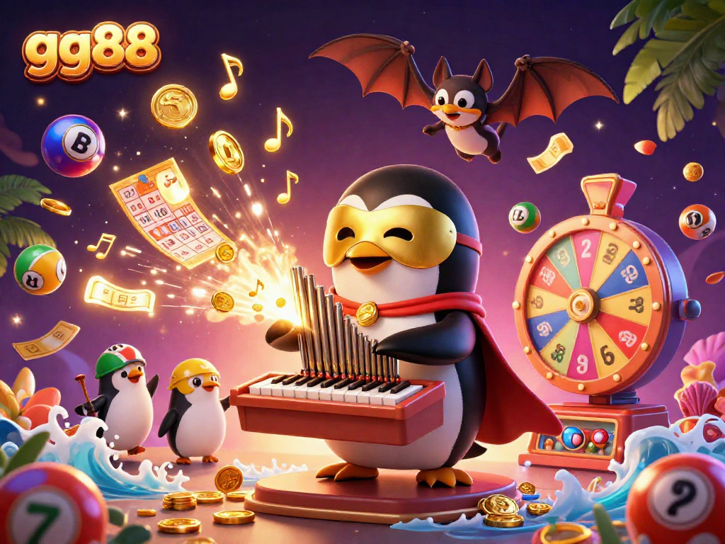 Experience gg88 with lively cartoons of characters and dynamic lottery elements.