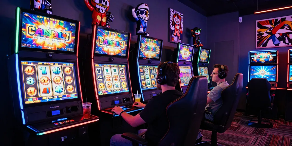 Exciting gaming atmosphere showcasing slot online terpercaya experience with vibrant graphics and animated reels.