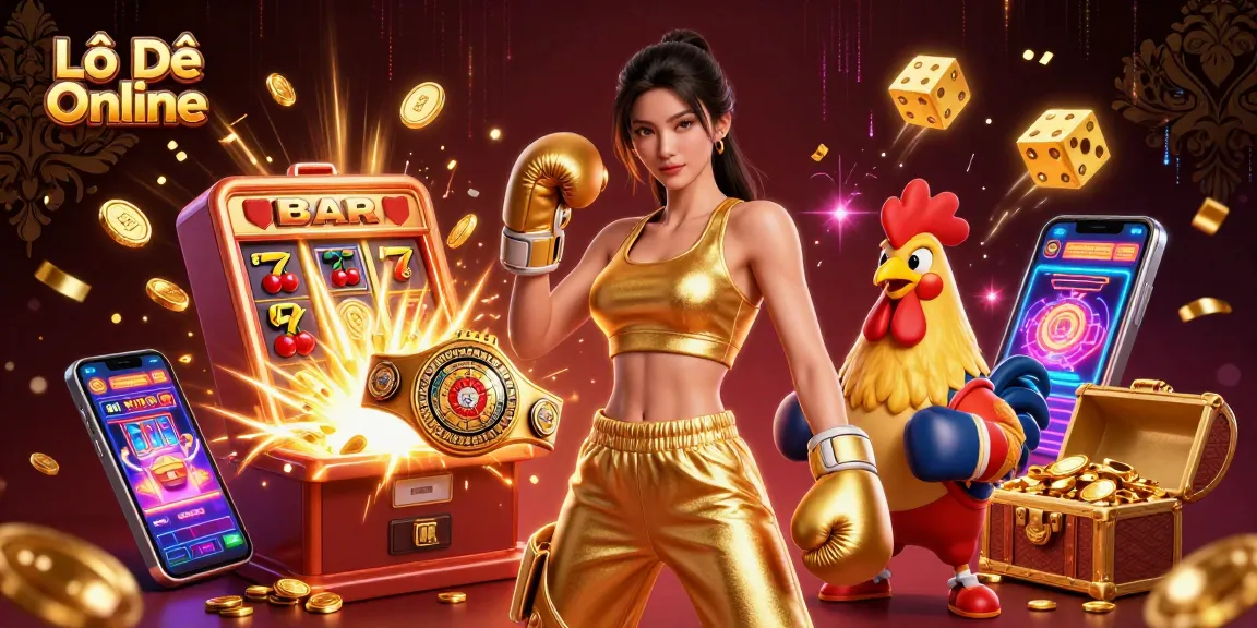 Lô Đề Online: Exciting visual showcasing a vibrant scene with characters and gambling elements.