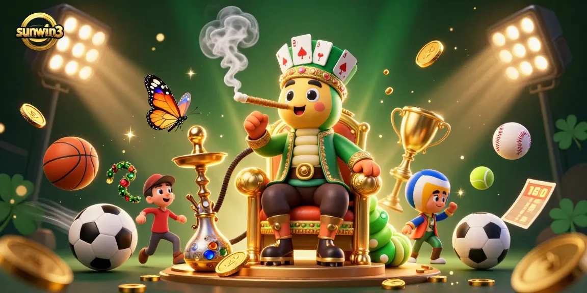 Engage in thrilling gameplay at sunwin3 with unique character illustrations and sports elements.