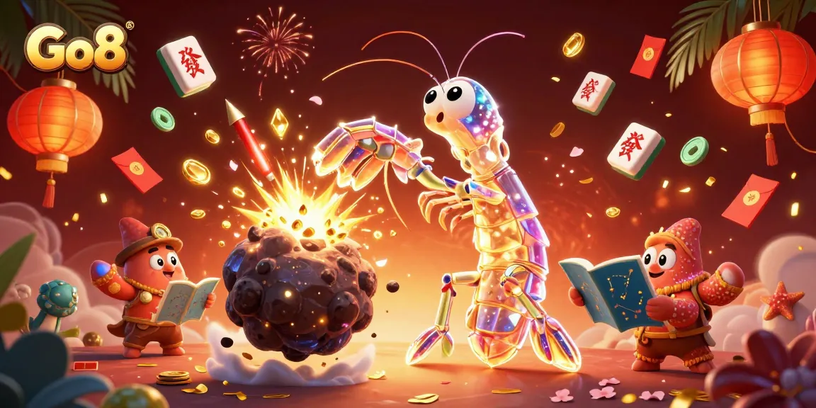 Engage in the vibrant Go8 casino experience with samurai battles and treasure explosions.