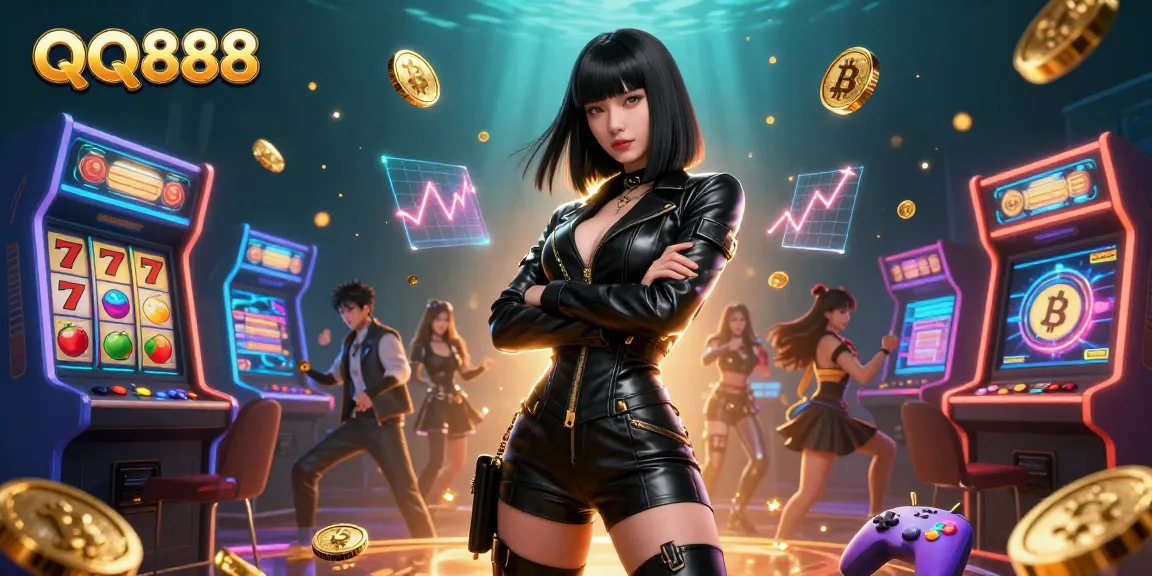 Engage with QQ888's thrilling digital casino experience featuring slot games and stunning visual elements.