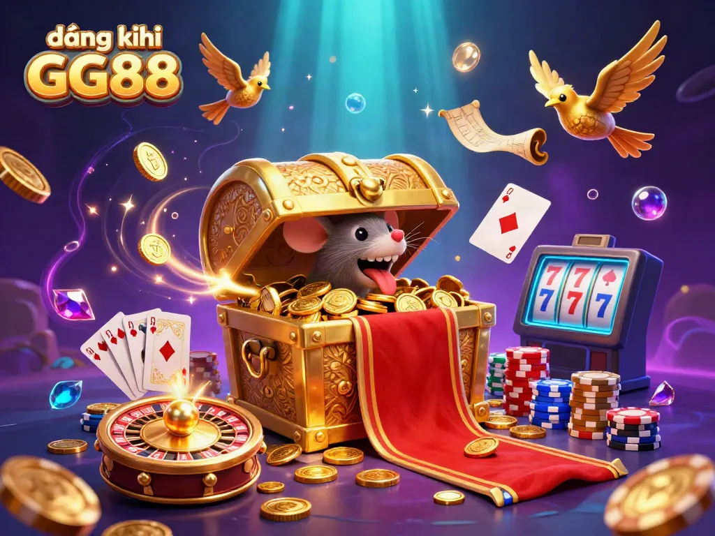 Engage in winning strategies for đăng ký GG88 with vibrant 3D casino elements and an exciting atmosphere.