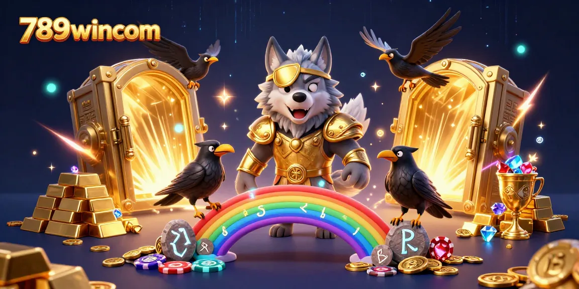 Experience the thrill of gaming with 789wincom's captivating mythical casino scene featuring Odin.