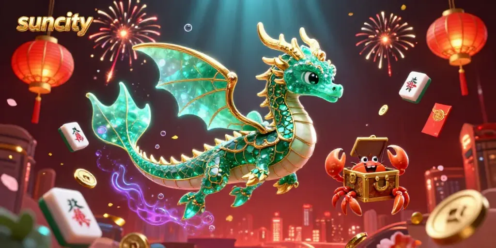 Engaging suncity casino scene showcasing vibrant characters and dynamic game elements for players.