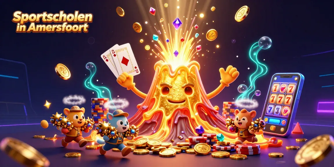 Spin to win at Sportscholen in Amersfoort with vibrant casino symbols and cash rewards.