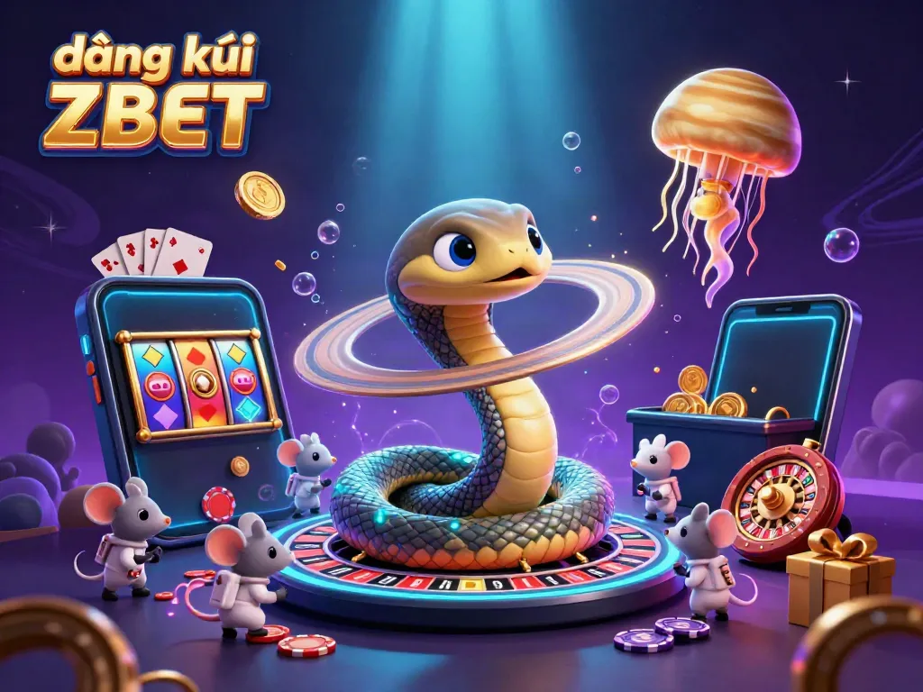 Join the fun with đăng ký ZBET as astronaut mice bet on pulsating roulette rings in a cosmic casino.
